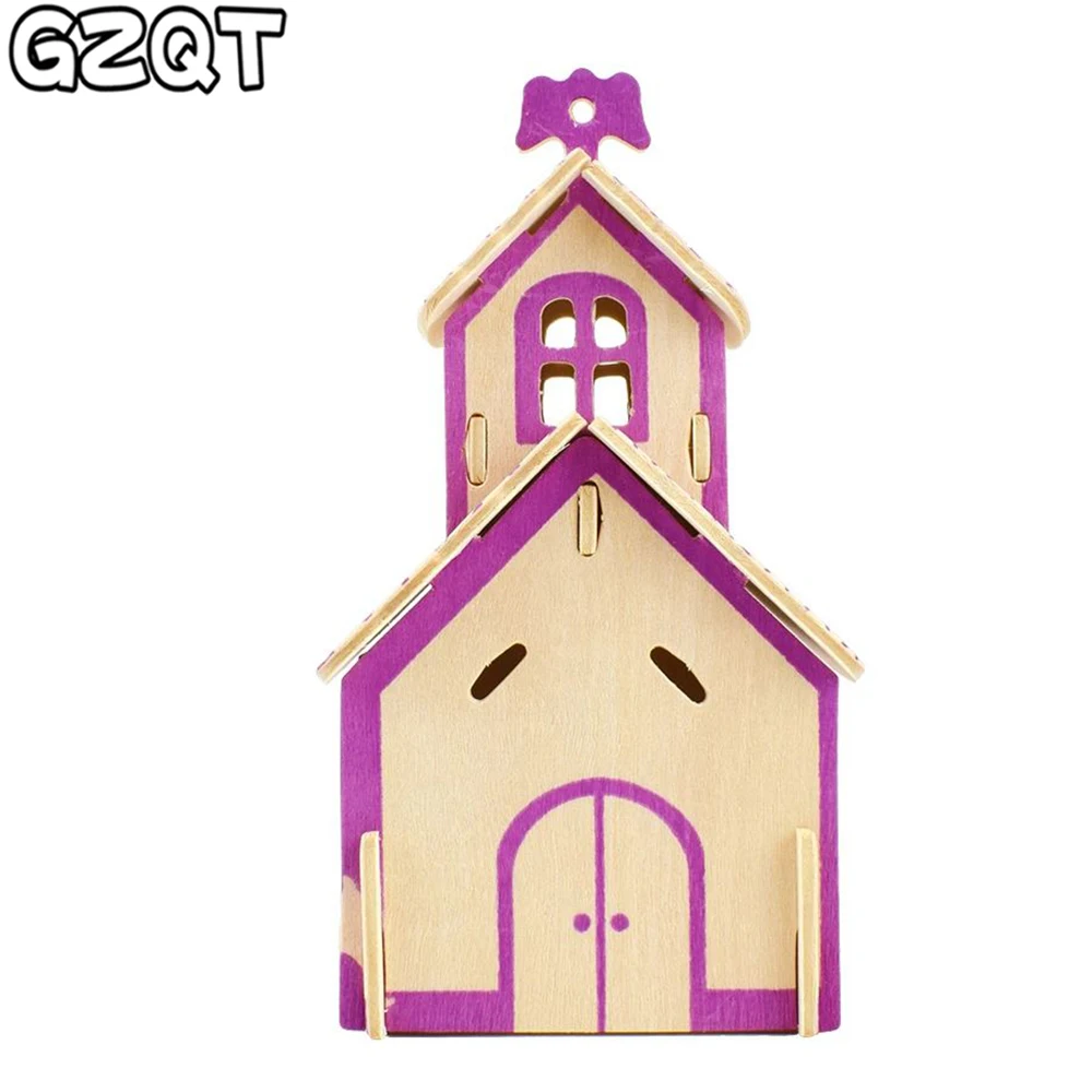 3D Wooden House Puzzles Toys for Children to DIY Handmade Assembled Building Model Kits Educational Hobbies Jigsaw Wood Toy Gift
3D Wooden House Puzzles Toys for Children to DIY Handmade Assembled Building Model Kits Educational Hobbies Jigsaw Wood Toy Gift