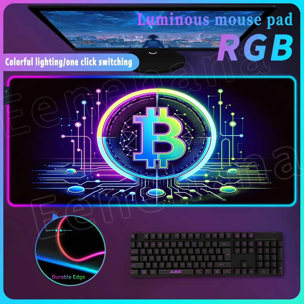 Bitcoin XXL Rubber Anti-Slip Table Pad Game Accessories Carpet ROGS Gaming Mouse Pad Game Home Keyboard Pad Tech Fifine Gamer
Bitcoin XXL Rubber Anti-Slip Table Pad Game Accessories Carpet ROGS Gaming Mouse Pad Game Home Keyboard Pad Tech Fifine Gamer