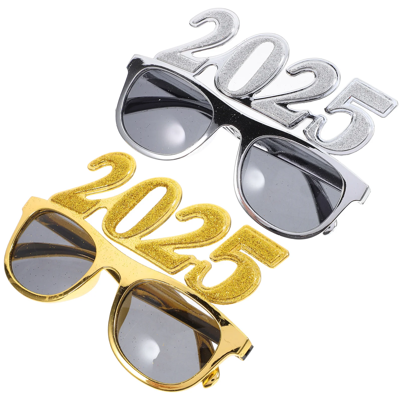 2pcs Funny Glasses 2025 Glittery New Year Party Eyewear Photo Props Lightweight Plastic Dancing Glasses For Nye Celebration
2pcs Funny Glasses 2025 Glittery New Year Party Eyewear Photo Props Lightweight Plastic Dancing Glasses For Nye Celebration
