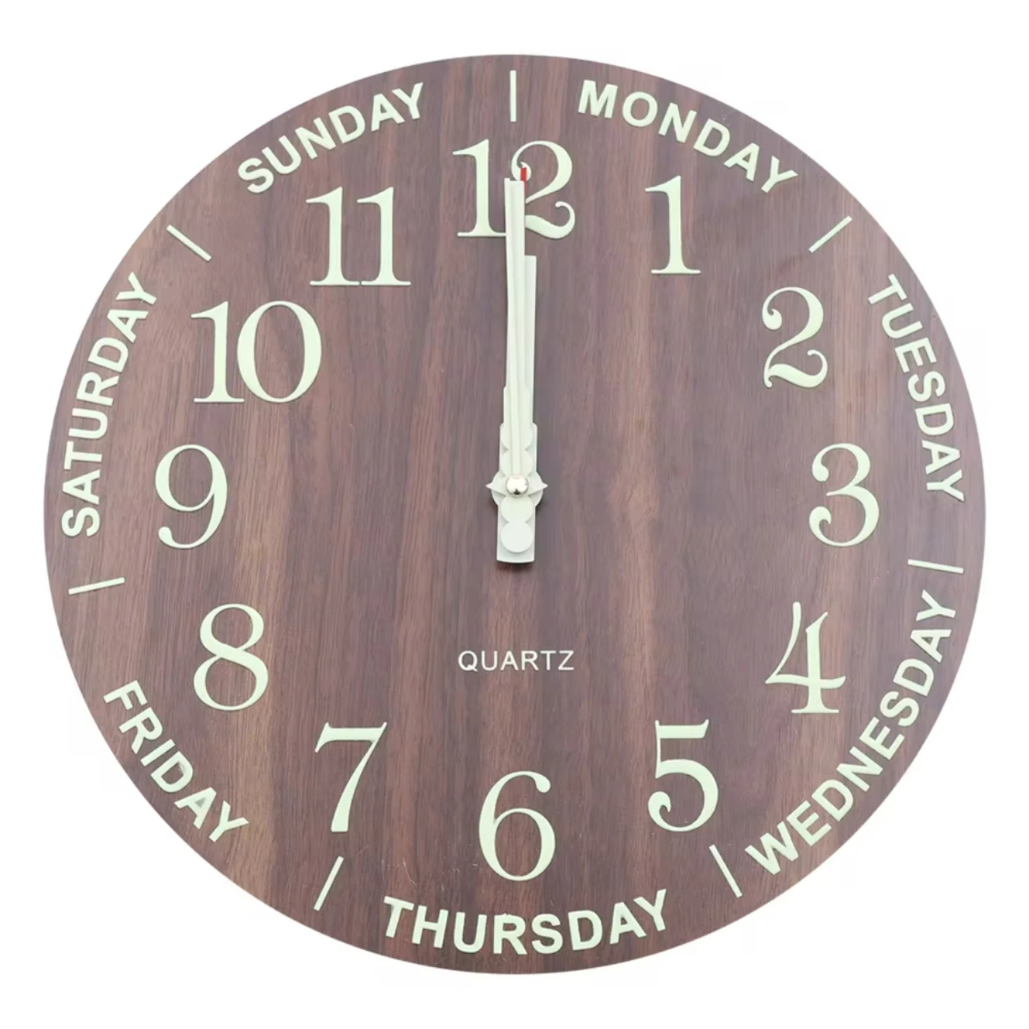 30cm Luminous Wooden Round Silent Non-Ticking Quartz Wall Clocks Large Numbers and Hands Easy to Read Both Day and Night D clock
30cm Luminous Wooden Round Silent Non-Ticking Quartz Wall Clocks Large Numbers and Hands Easy to Read Both Day and Night D clock
