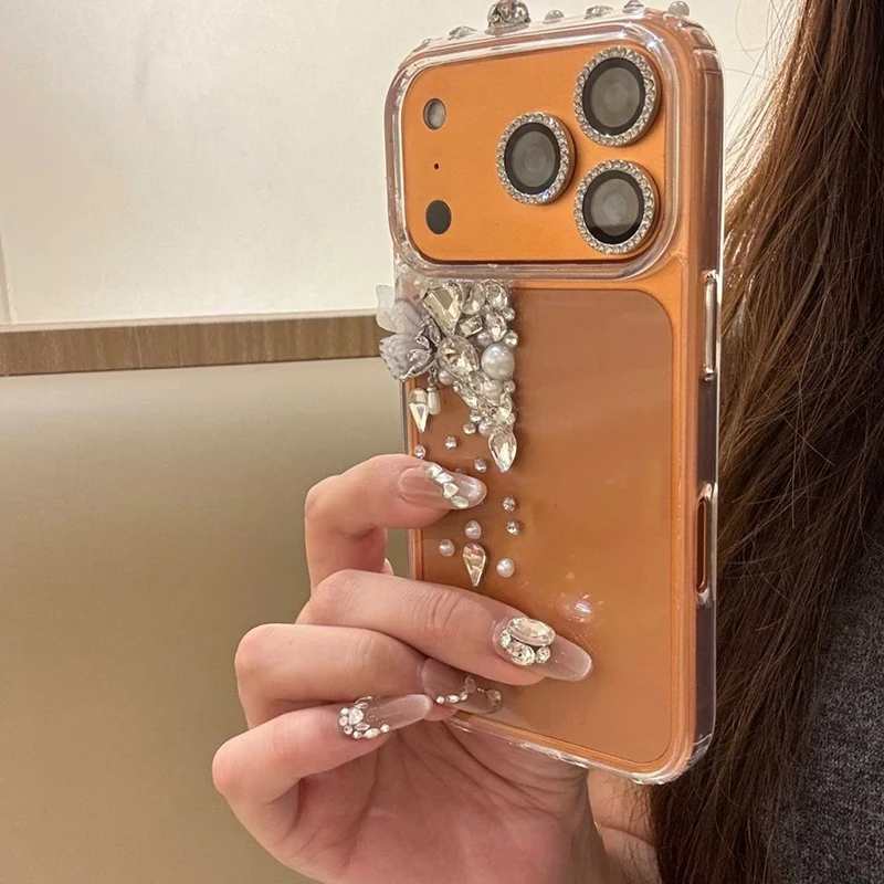 For iPhone 17 Pro Max Case Clear butterfly style Diamond Crystal phone case for iPhone 12 13 14 15 16 17pro Max Cover Soft
For iPhone 17 Pro Max Case Clear butterfly style Diamond Crystal phone case for iPhone 12 13 14 15 16 17pro Max Cover Soft