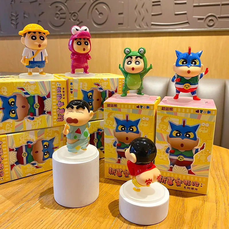 Authentic Crayon Shin-Chan Metamorphosis Series Character Starring Dynamic Superman Desktop Ornaments Office Home Decorations
Authentic Crayon Shin-Chan Metamorphosis Series Character Starring Dynamic Superman Desktop Ornaments Office Home Decorations