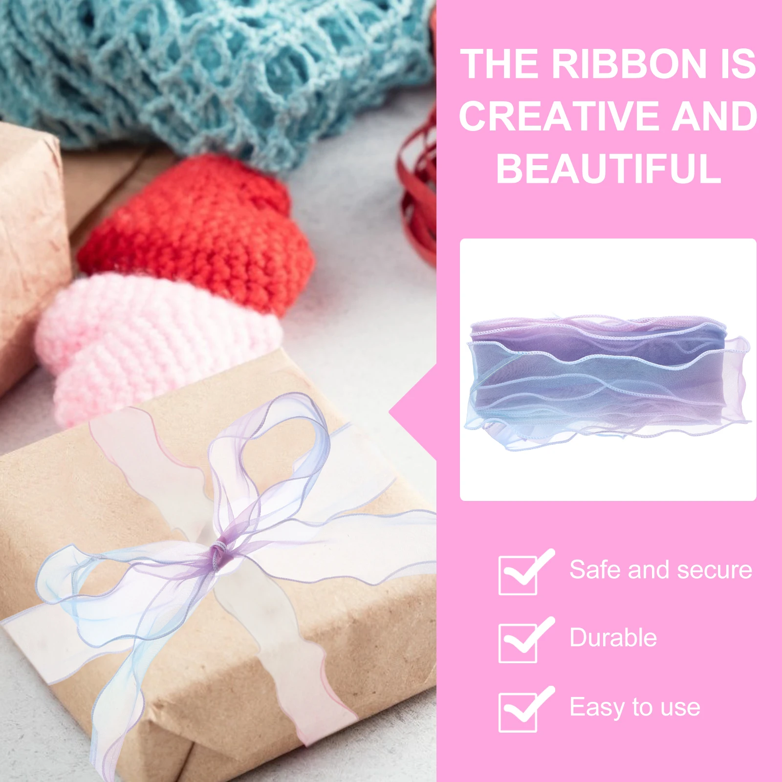 10 Pcs Snow Gauze Belt Home Decor Ribbon Xmas Durable Christmas Gift Decorative Holiday Curling
10 Pcs Snow Gauze Belt Home Decor Ribbon Xmas Durable Christmas Gift Decorative Holiday Curling