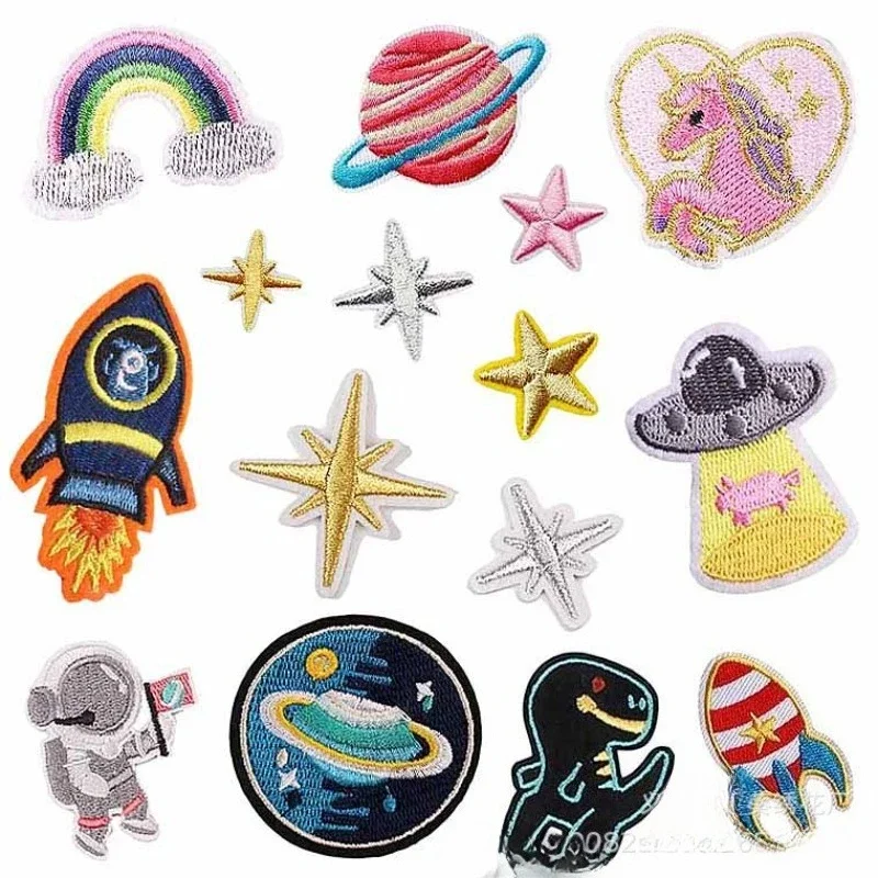 Cross-border New One-horned Pegasus Embroidery Cloth Sticker Astronaut Flying Saucer Patch Sticker Ironing Rocket
Cross-border New One-horned Pegasus Embroidery Cloth Sticker Astronaut Flying Saucer Patch Sticker Ironing Rocket