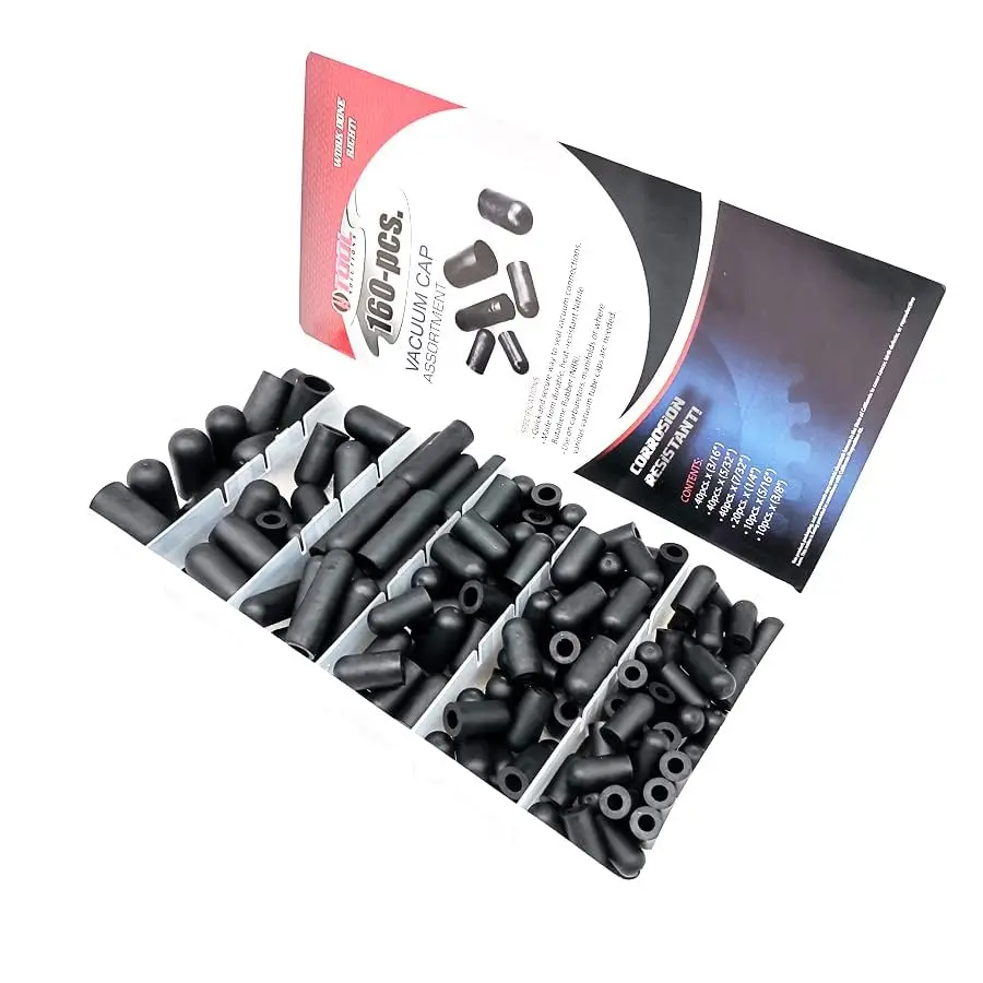 160pcs Carburetor & Vacuum Rubber Cap Plug Assortment 3/16"-3/8" Auto Repair Kit
160pcs Carburetor & Vacuum Rubber Cap Plug Assortment 3/16"-3/8" Auto Repair Kit