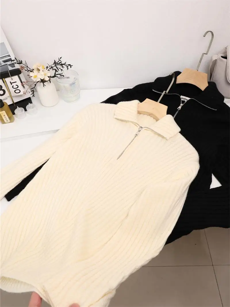 Мужской высокоэластичный вязаный свитер с воротником-стойкой на молнии, осень-зима, модный длинный свек, молодежный активный трикотаж
Мужской высокоэластичный вязаный свитер с воротником-стойкой на молнии, осень-зима, модный длинный свек, молодежный активный трикотаж