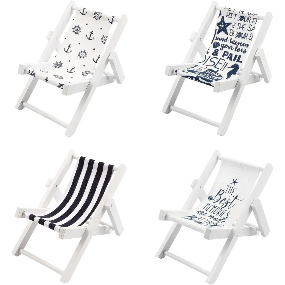 4 шт. пляжная миниатюрная мебель украшения, мини-деревянный складной пляжный стул стул для загара Longue Deck для миниатюрного мини-сада
4 шт. пляжная миниатюрная мебель украшения, мини-деревянный складной пляжный стул стул для загара Longue Deck для миниатюрного мини-сада