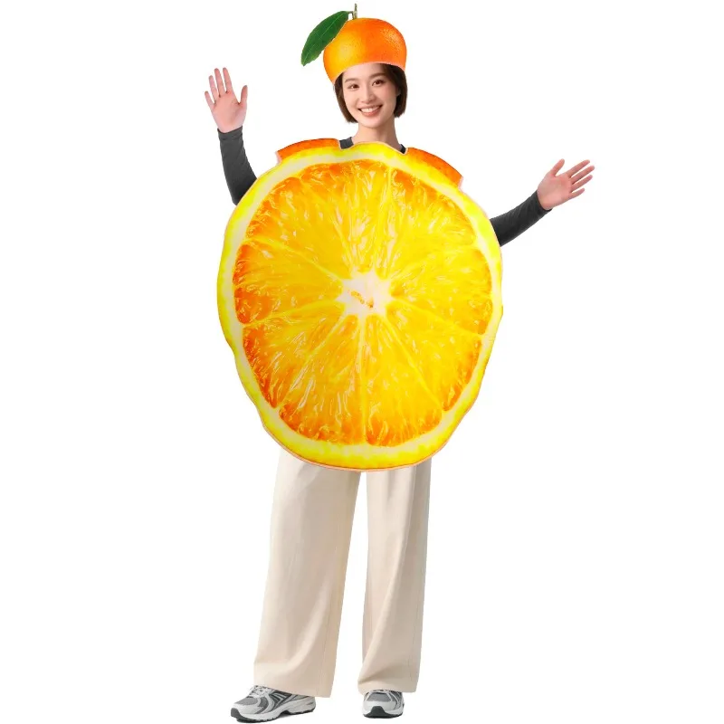 Orange and Lemon Cosplay Costume Yellow Top with Hat Fruit Clothes School Stage Performance Outfits for Girls Boys Adults
Orange and Lemon Cosplay Costume Yellow Top with Hat Fruit Clothes School Stage Performance Outfits for Girls Boys Adults