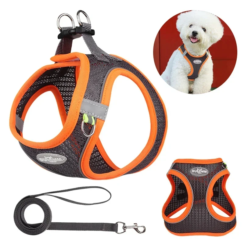 Dog Harness Leash Set for Small Dogs Breathable Adjustable Puppy Cats Harness Vest Outdoor Reflective Walking Lead Leash
Dog Harness Leash Set for Small Dogs Breathable Adjustable Puppy Cats Harness Vest Outdoor Reflective Walking Lead Leash