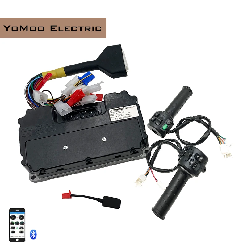 1KW-2KW BLDC FarDriver ND72260 48V-72V 80A Phase 260A PMSM Sine Wave Controller With T08 Throttle And Bluetooth Electric Bike
1KW-2KW BLDC FarDriver ND72260 48V-72V 80A Phase 260A PMSM Sine Wave Controller With T08 Throttle And Bluetooth Electric Bike