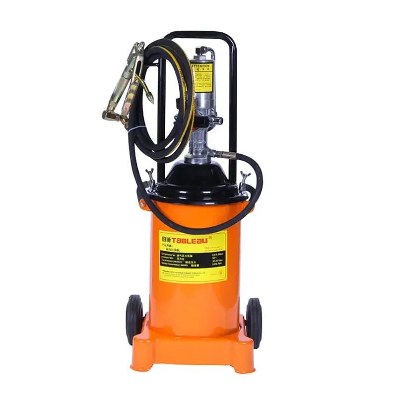 High-Pressure air Pneumatic Grease Pump 12L Suppliers Portable Air Operated Grease Lubricator
High-Pressure air Pneumatic Grease Pump 12L Suppliers Portable Air Operated Grease Lubricator