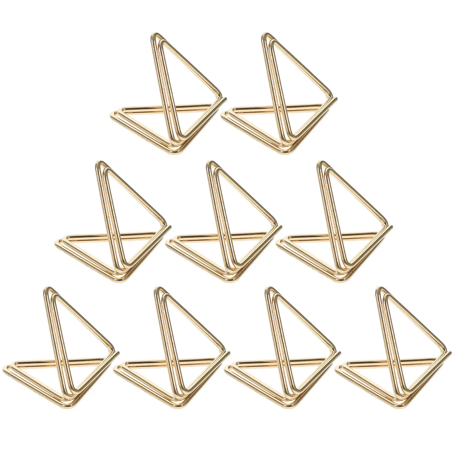 30 Pcs Three Dimensional Paper Clips Aluminum Memo Note Holder Shaped Desk Organizer Triangle Stationery Office Supplies
30 Pcs Three Dimensional Paper Clips Aluminum Memo Note Holder Shaped Desk Organizer Triangle Stationery Office Supplies