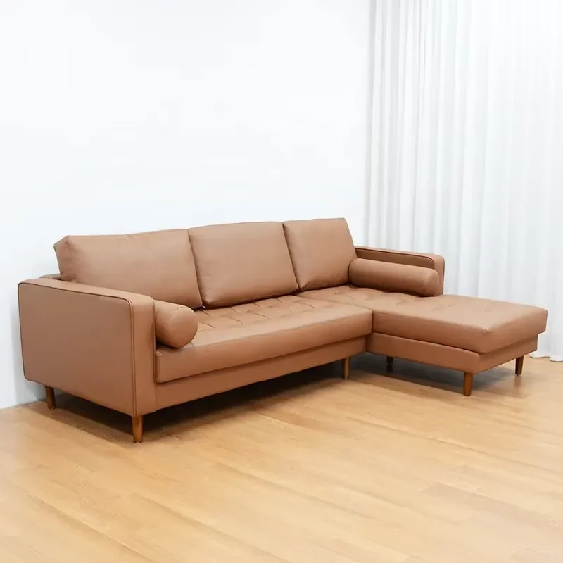 Modern Luxurious Classic Design L-Shape Genuine Leather Sofa for Living Room & Office for Apartment & Villa Use
Modern Luxurious Classic Design L-Shape Genuine Leather Sofa for Living Room & Office for Apartment & Villa Use