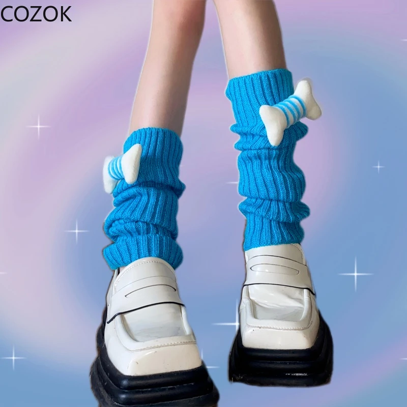 Lolita Chic Little Bone Leg Socks Candy Color Leg Warmer Socks Women Harajuku Gothic Streetwear Y2k Punk Knit Foot Warming Cover
Lolita Chic Little Bone Leg Socks Candy Color Leg Warmer Socks Women Harajuku Gothic Streetwear Y2k Punk Knit Foot Warming Cover