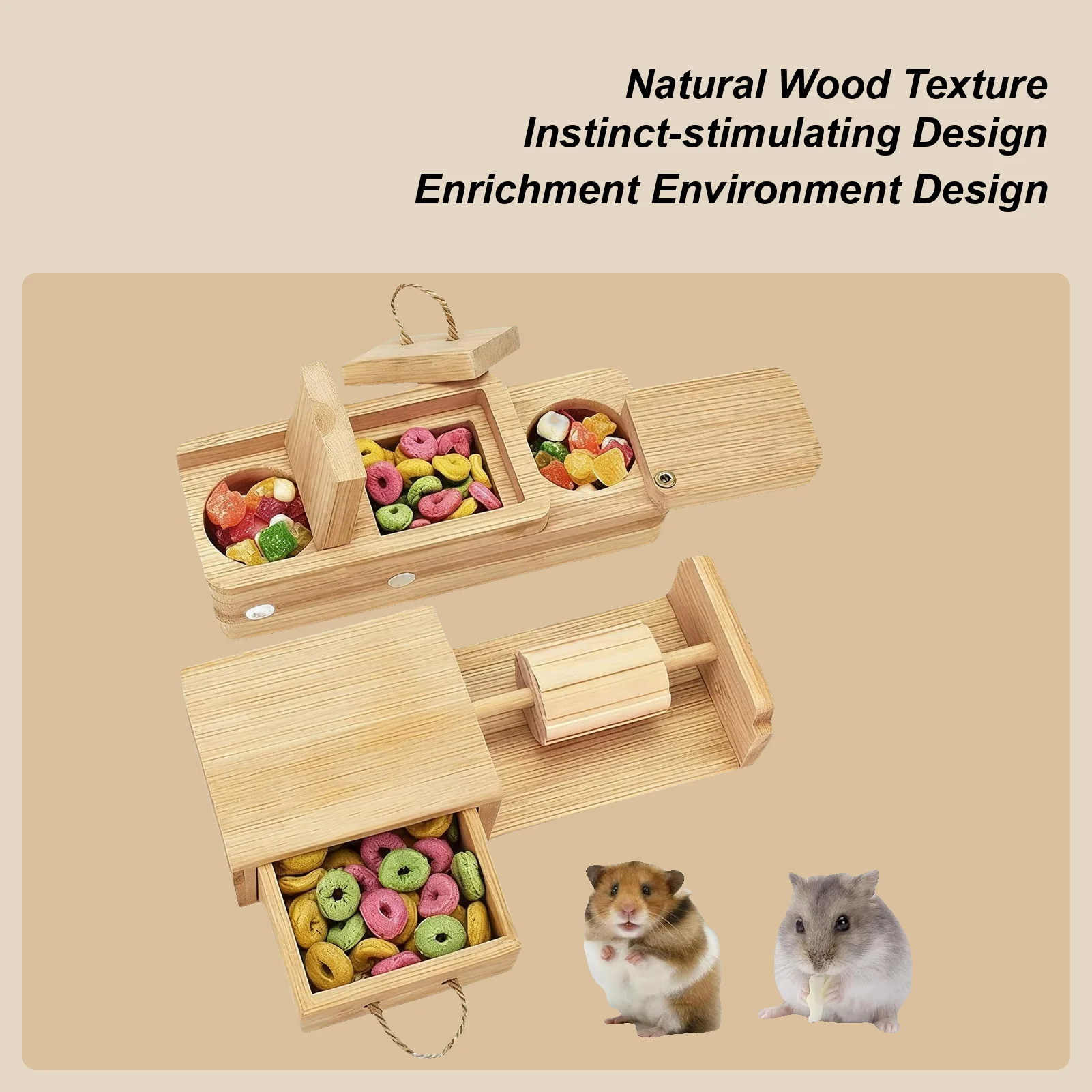 Hamster Foraging Toys Wooden Interactive Foraging Toy For Pet Small Animal Enrichment Game For Guinea Hog Hamster Ferret Bunny
Hamster Foraging Toys Wooden Interactive Foraging Toy For Pet Small Animal Enrichment Game For Guinea Hog Hamster Ferret Bunny
