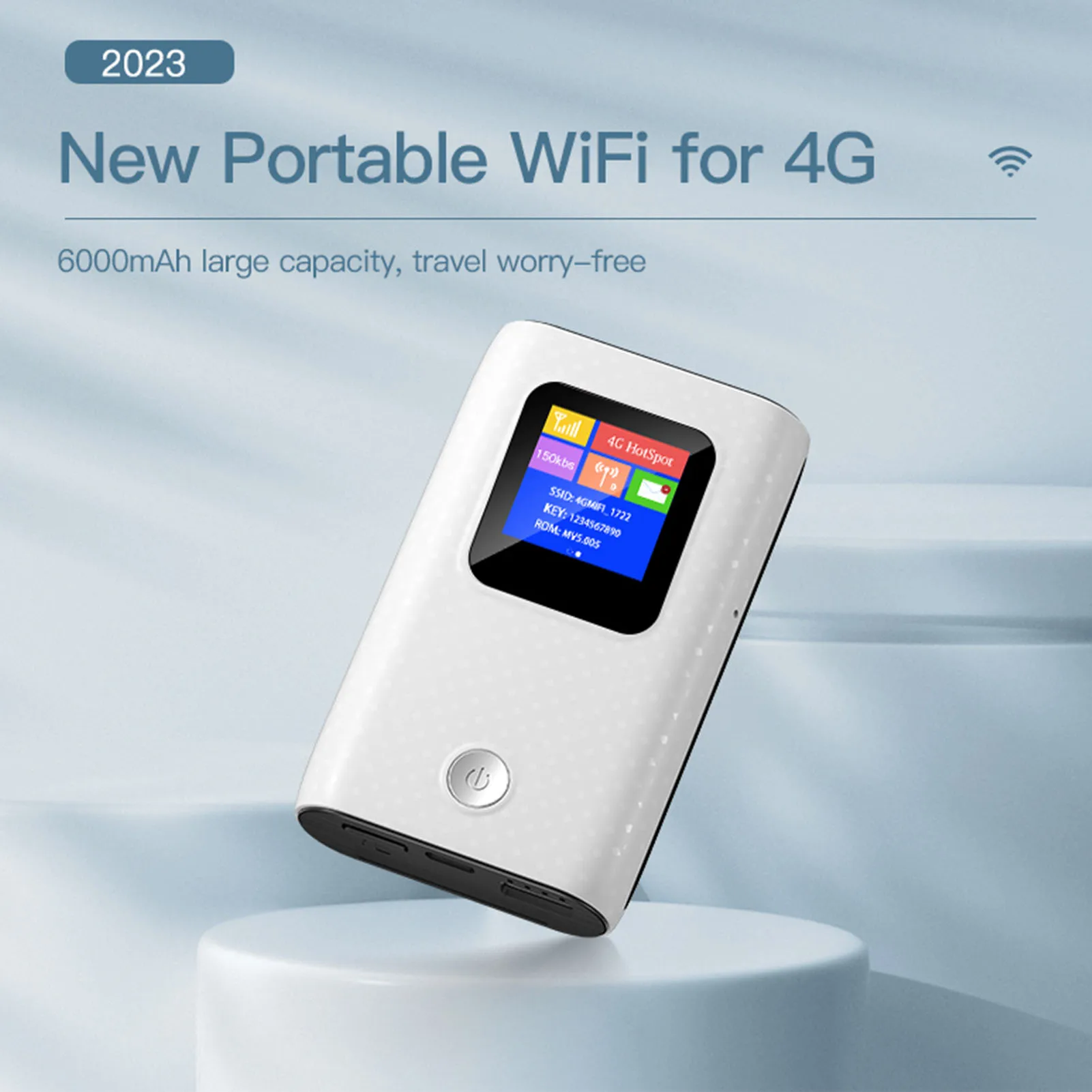 4G WiFi Router SIM Card Slot Plug and Play 10 Users Capacity Mobile WiFi Hotspot Large Screen 300Mbps for PC Phone Tablet
4G WiFi Router SIM Card Slot Plug and Play 10 Users Capacity Mobile WiFi Hotspot Large Screen 300Mbps for PC Phone Tablet