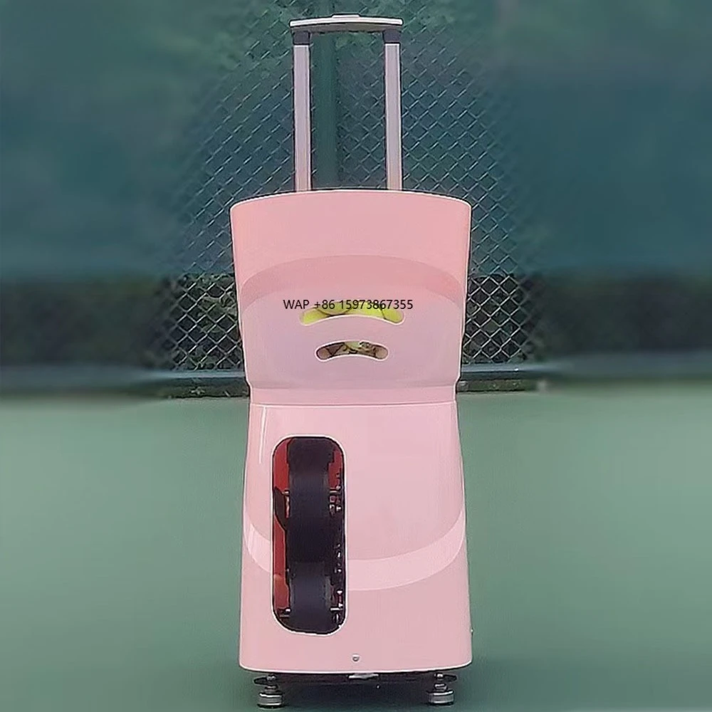 Reliable Pink Tennis Ball Machine Automatic APP Control Tennis Ball Training Equipment Shooting Machine
Reliable Pink Tennis Ball Machine Automatic APP Control Tennis Ball Training Equipment Shooting Machine