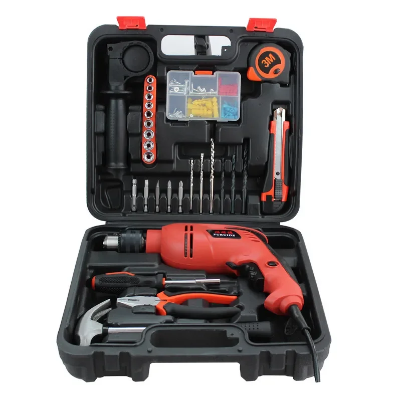 13MM Impact Drill Electric Power Tools Combination Set Toolbox Hardware For Home Repair DIY Projects
13MM Impact Drill Electric Power Tools Combination Set Toolbox Hardware For Home Repair DIY Projects
