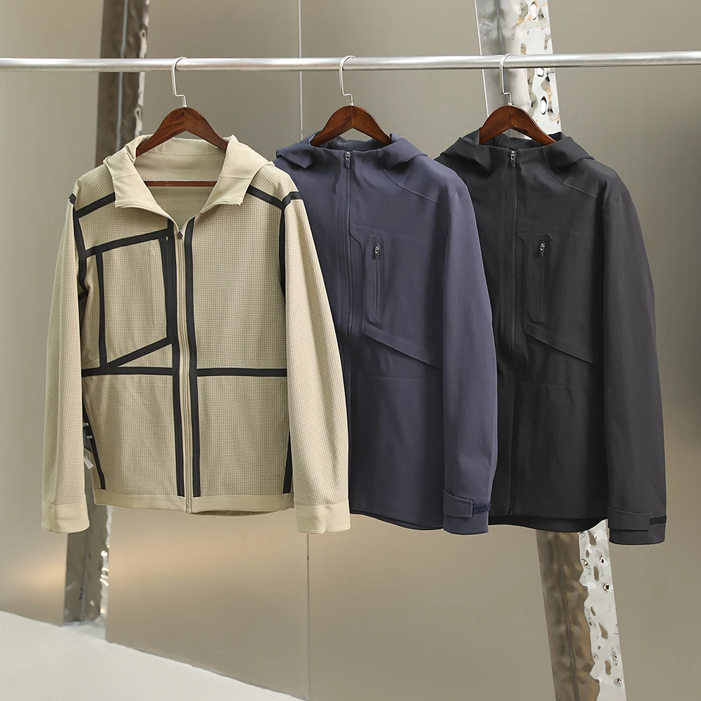 Outdoor High-End V Series Windproof Waterproof 3D Tailored Men's Hooded Sports Jaet Full Glued Polyester Fiber Spring Autumn
Outdoor High-End V Series Windproof Waterproof 3D Tailored Men's Hooded Sports Jaet Full Glued Polyester Fiber Spring Autumn