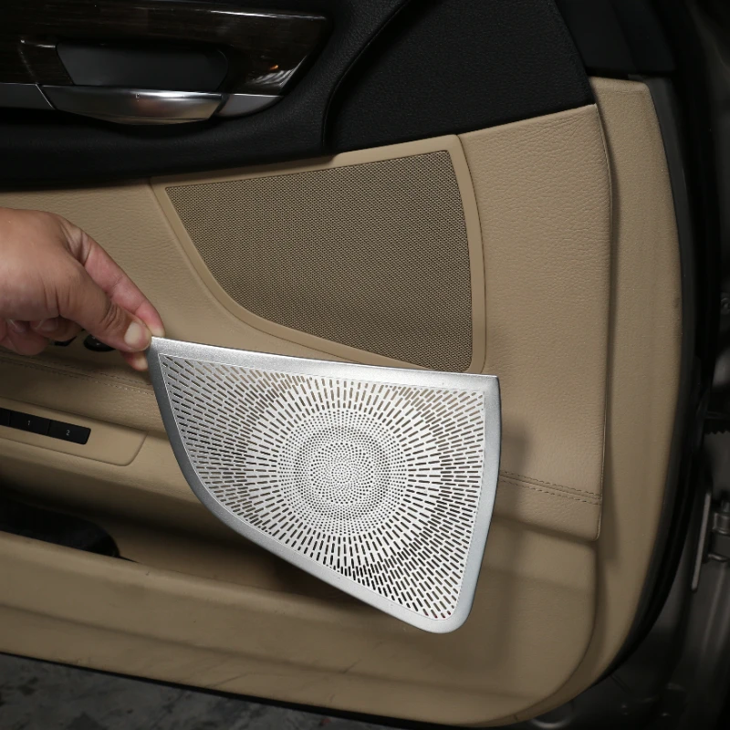 For BMW 7 Series F01 F02 2009-2014 Stainless Steel Silver Car Front Door Horn Net Cover Stainless Car Interior Accessories
For BMW 7 Series F01 F02 2009-2014 Stainless Steel Silver Car Front Door Horn Net Cover Stainless Car Interior Accessories