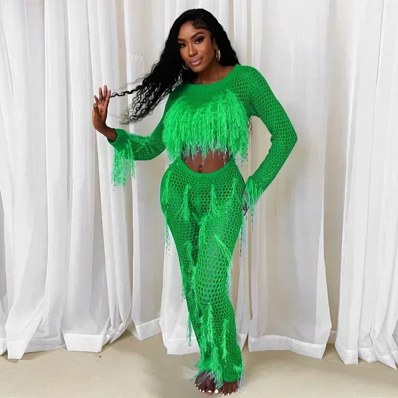 GUWU вязаный крючком комбинезон с кисточками для женщин, комбинезоны с длинными рукавами, пляжные накидки, ажурные прозрачные цельные отпускные наряды 
GUWU вязаный крючком комбинезон с кисточками для женщин, комбинезоны с длинными рукавами, пляжные накидки, ажурные прозрачные цельные отпускные наряды