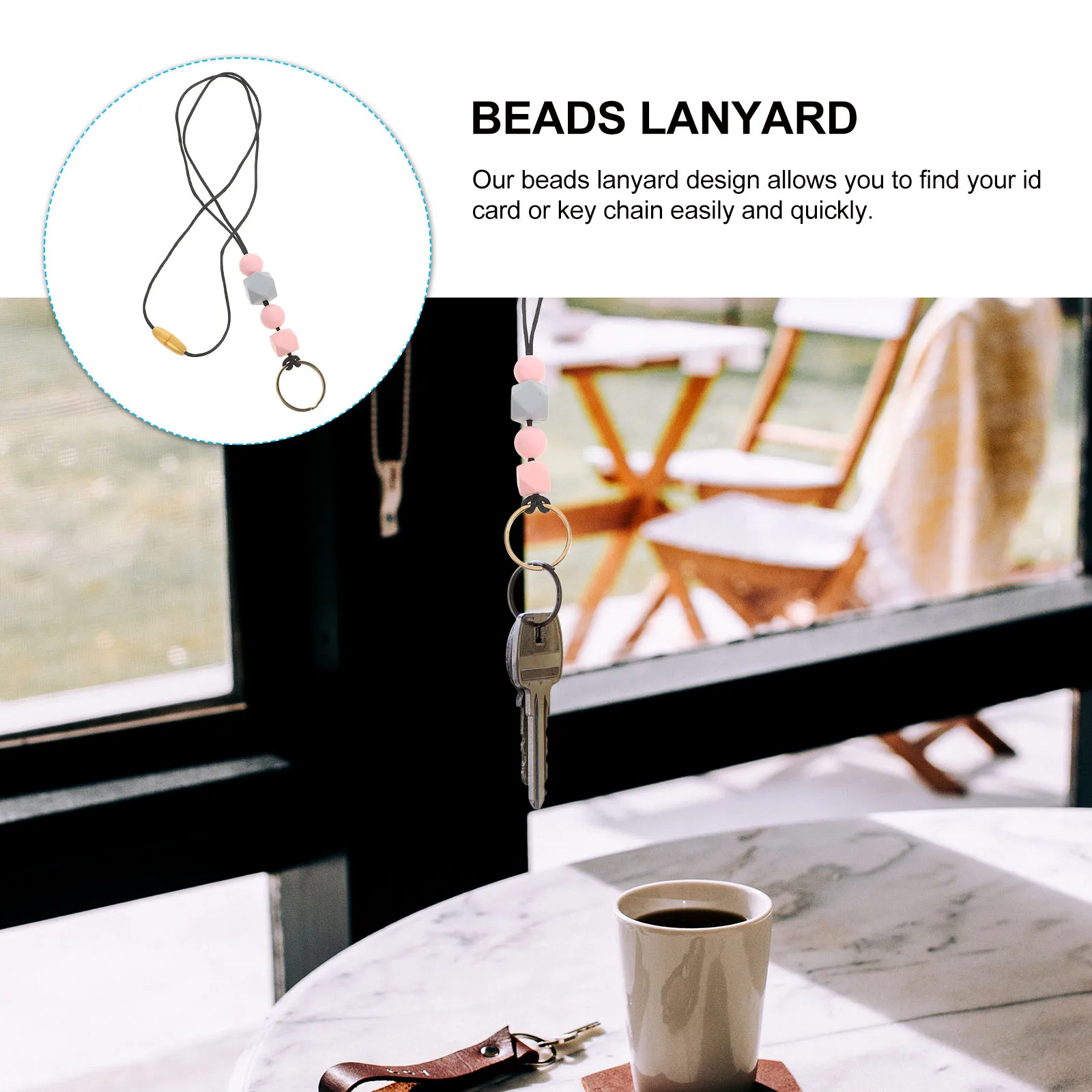 Lanyards Beaded Breakaway Key Volunteer Beads Keychain for Women Grey Cute Student
Lanyards Beaded Breakaway Key Volunteer Beads Keychain for Women Grey Cute Student