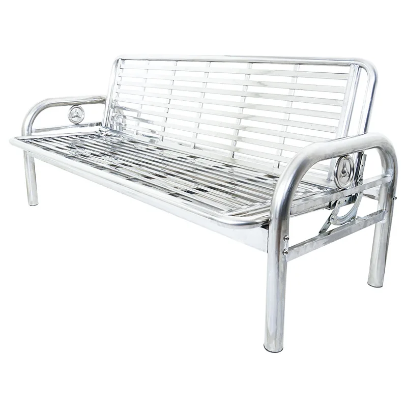 New stainless steel household sofa bed, office living room simple folding bed, nap folding bed
New stainless steel household sofa bed, office living room simple folding bed, nap folding bed