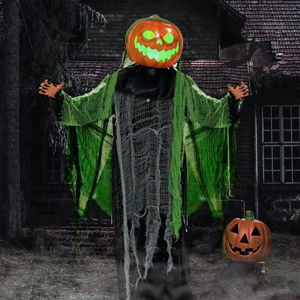 Halloween Party Holiday DIY Decorations Outdoor Hanging Pumpkin Decor with Swinging Hands Sounds Lights Sound Control Design
Halloween Party Holiday DIY Decorations Outdoor Hanging Pumpkin Decor with Swinging Hands Sounds Lights Sound Control Design