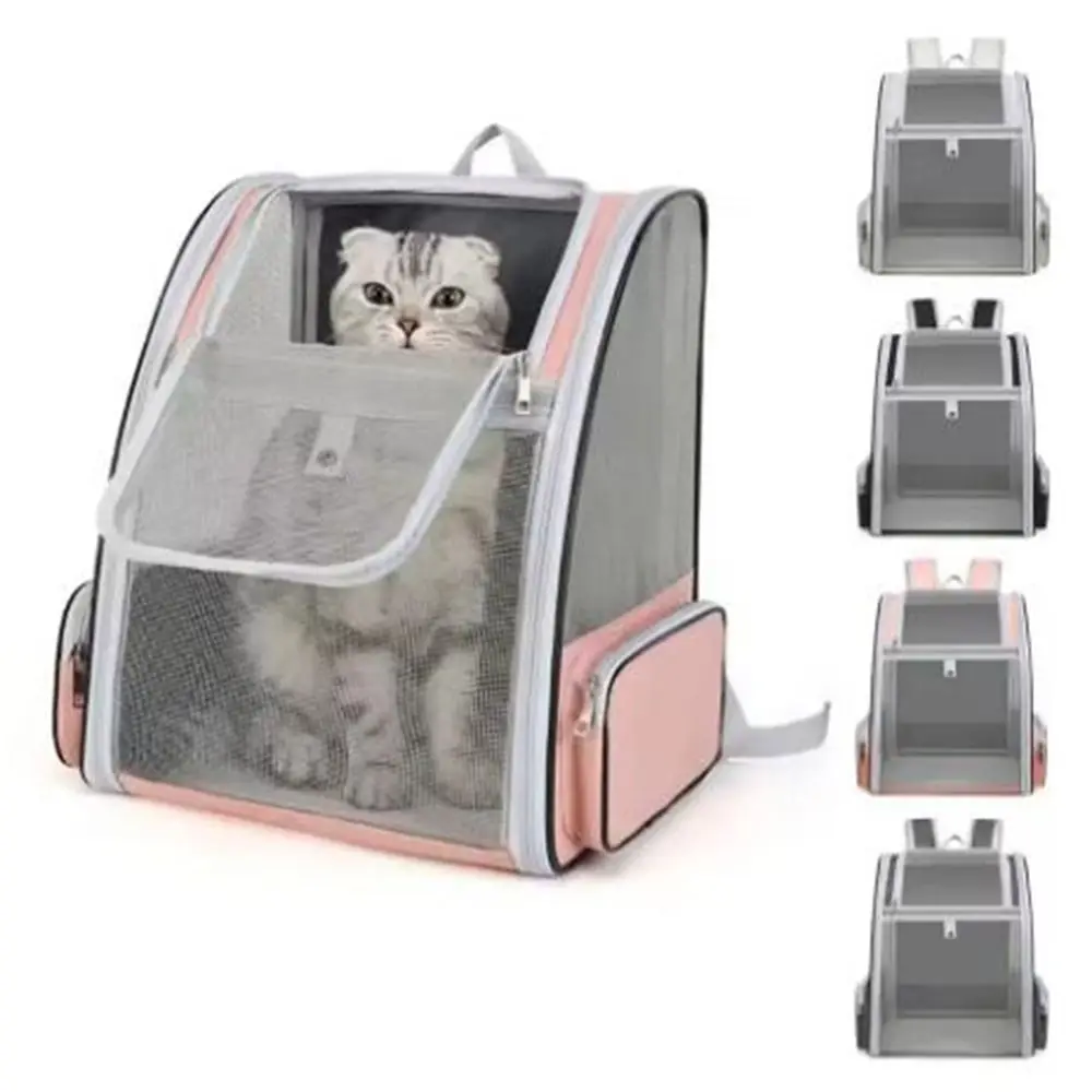 Opening-Mesh Pet Cat Backpacks Front Window Large Capacity Cat Carrying Bag Breathable Comfortable Cat Carrier Shoulder Bag
Opening-Mesh Pet Cat Backpacks Front Window Large Capacity Cat Carrying Bag Breathable Comfortable Cat Carrier Shoulder Bag