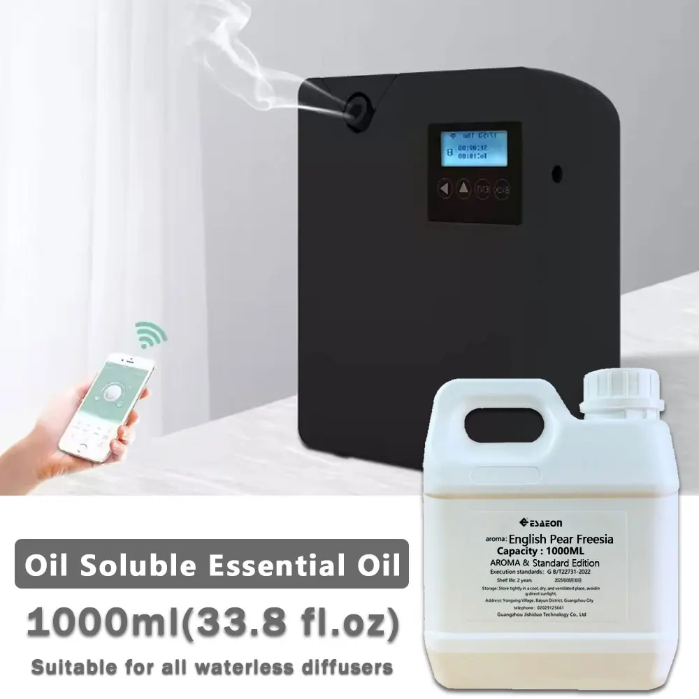 ESAEON 1000ml(33.8 fl.oz) Freesia/Cedar/Ice Age/Rose/Peppermint Essential Oil- Hotel Diffuser Supplement Liquid, Diffuser Oil
ESAEON 1000ml(33.8 fl.oz) Freesia/Cedar/Ice Age/Rose/Peppermint Essential Oil- Hotel Diffuser Supplement Liquid, Diffuser Oil