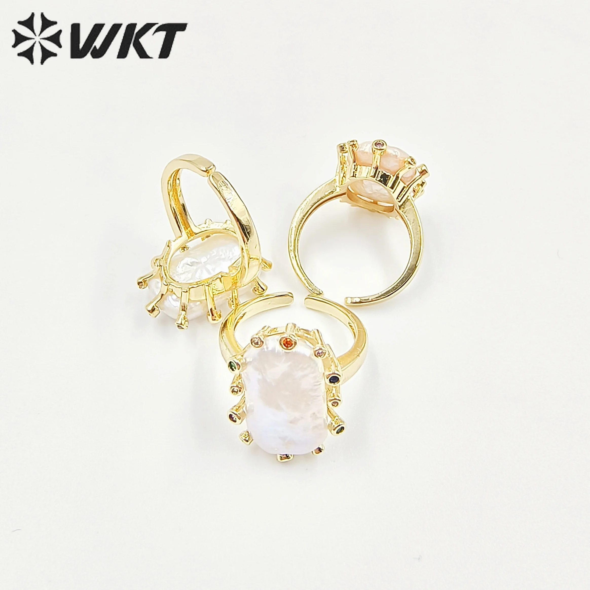 WT-MPR058 WKT 2025 Fashion Design Freshwater Pearl & Zircon Advanced Wedding Gift Lady Party Ring Accessories Attractive Sale
WT-MPR058 WKT 2025 Fashion Design Freshwater Pearl & Zircon Advanced Wedding Gift Lady Party Ring Accessories Attractive Sale