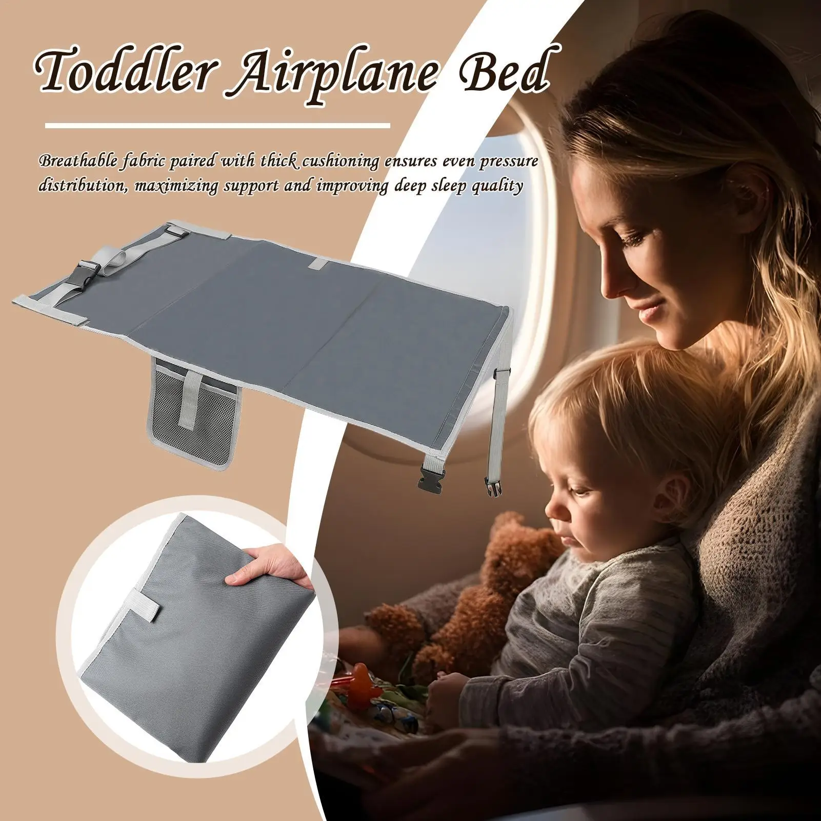 Airplane Kids Bed Toddler Plane Bed Footrest Lightweight Adjustable Travel Hammock Seat Extender Comfortable Flight Supplies For
Airplane Kids Bed Toddler Plane Bed Footrest Lightweight Adjustable Travel Hammock Seat Extender Comfortable Flight Supplies For