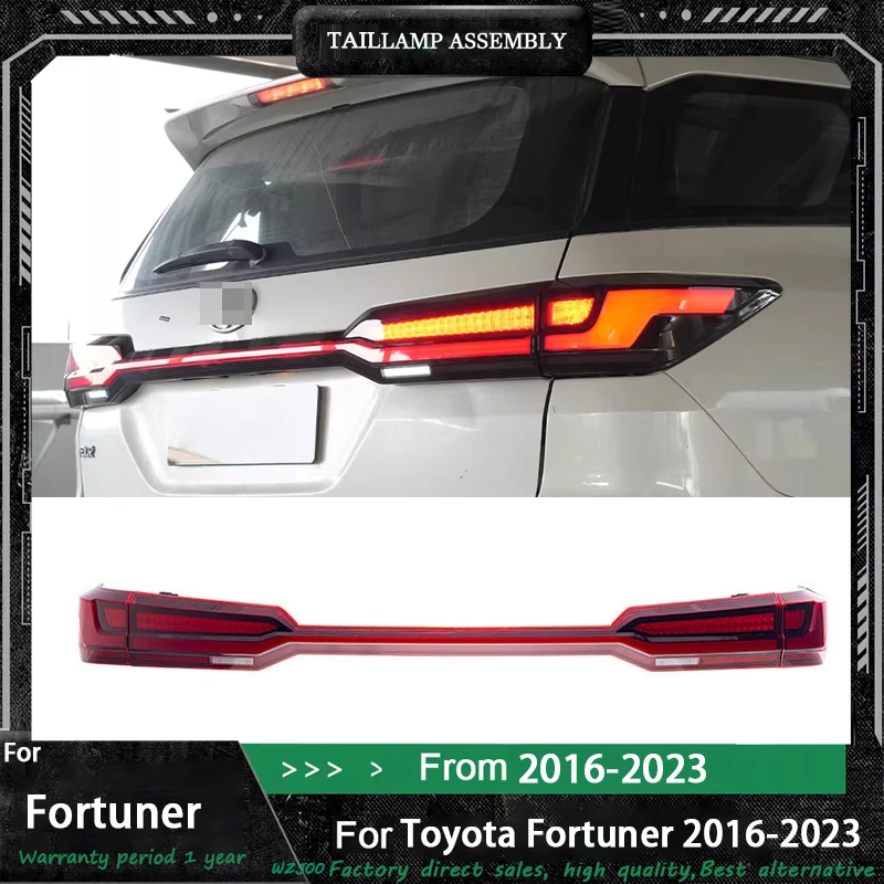 Car Tail Lamp LED For Toyota Fortuner 2016-2023 New Style Full LED Tail Lamp Dynamic Turn Signal Light Tail Lamp Assembly
Car Tail Lamp LED For Toyota Fortuner 2016-2023 New Style Full LED Tail Lamp Dynamic Turn Signal Light Tail Lamp Assembly
