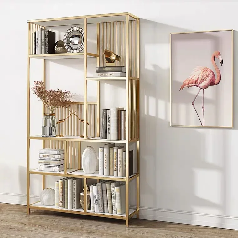 Elegant Living Room Furniture 7 Layers Bookshelf Iron Gold Black Metal Frame Marble Board Tiler Shelves Storage
Elegant Living Room Furniture 7 Layers Bookshelf Iron Gold Black Metal Frame Marble Board Tiler Shelves Storage