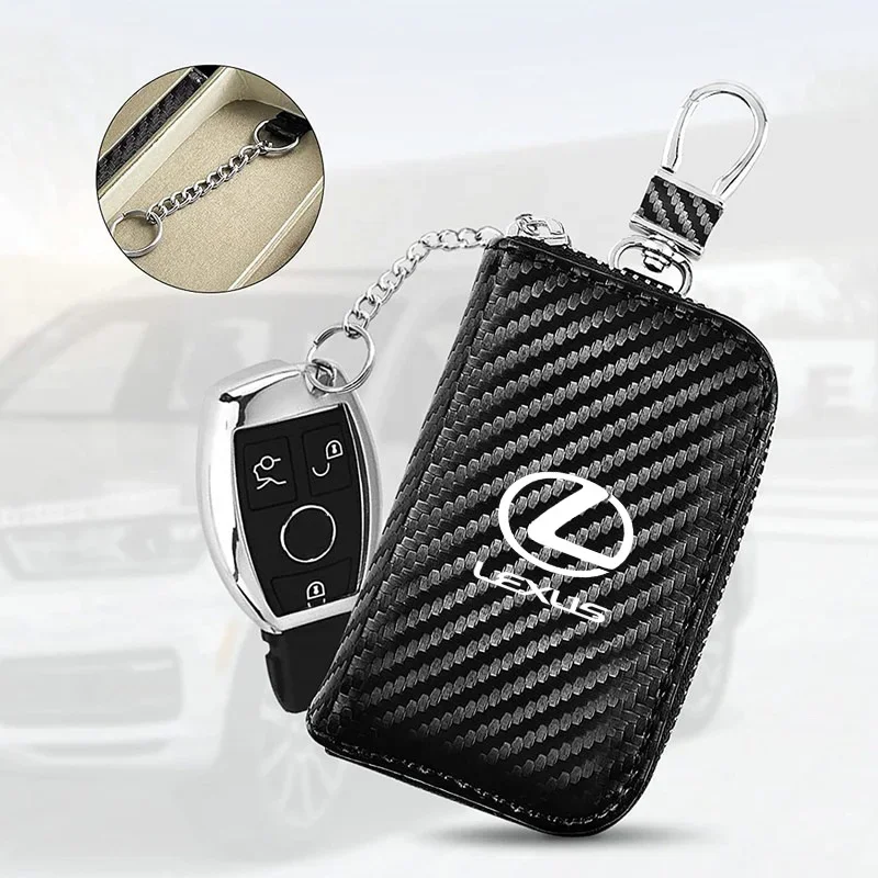 Carbon Fibre leather Car Key Bag Men's Storage Case For Lexus GX460 Ct200h IS250 ES 220D IS200 Fsport GS GX IS LS LX NX RX UX CT
Carbon Fibre leather Car Key Bag Men's Storage Case For Lexus GX460 Ct200h IS250 ES 220D IS200 Fsport GS GX IS LS LX NX RX UX CT