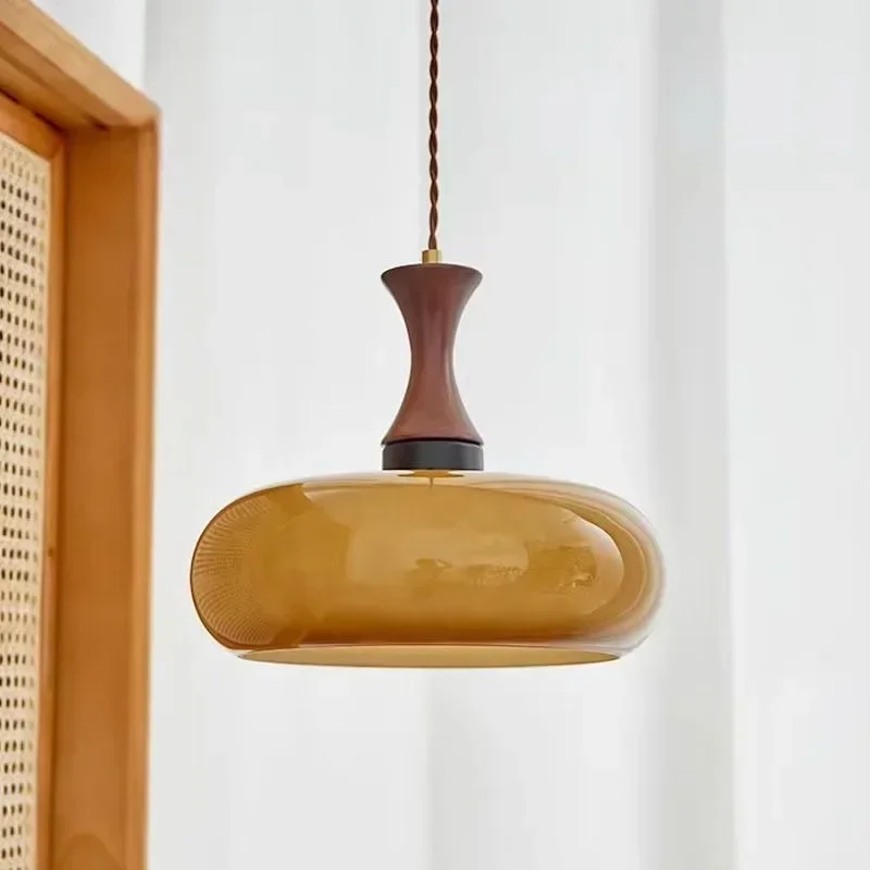 Modern Creative Home Dining Room Corridor Bedroom Kitchen Living Room Decorative Chandelier Retro LED Glass Round Hanging Lamp
Modern Creative Home Dining Room Corridor Bedroom Kitchen Living Room Decorative Chandelier Retro LED Glass Round Hanging Lamp