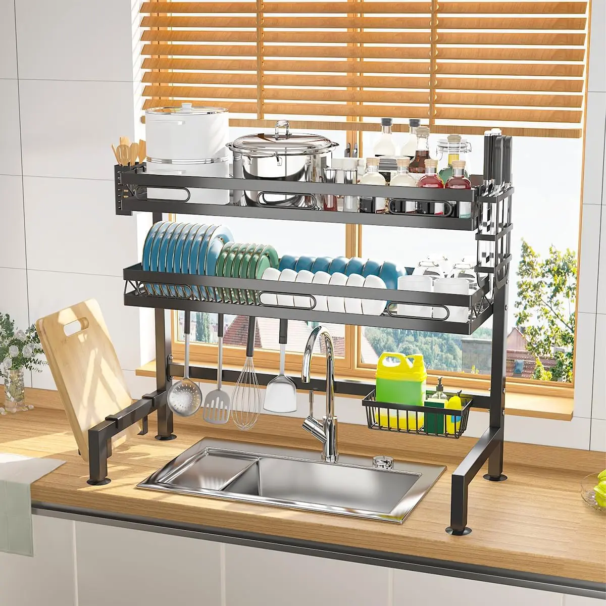 Dish Rack Over Sink Kitchen Above Sink Shelf Dish Drying Rack Large Capacity 52cm/21.5in Small
Dish Rack Over Sink Kitchen Above Sink Shelf Dish Drying Rack Large Capacity 52cm/21.5in Small