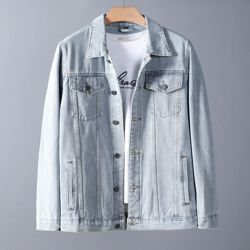 2024 Men's Autumn and Winter New Denim Jacket Loose All-Matching Casual Denim Jacket
2024 Men's Autumn and Winter New Denim Jacket Loose All-Matching Casual Denim Jacket