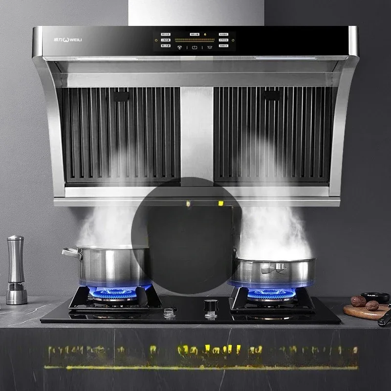 High power, separate range hood, household voice control, high suction, no dismantling and washing
High power, separate range hood, household voice control, high suction, no dismantling and washing