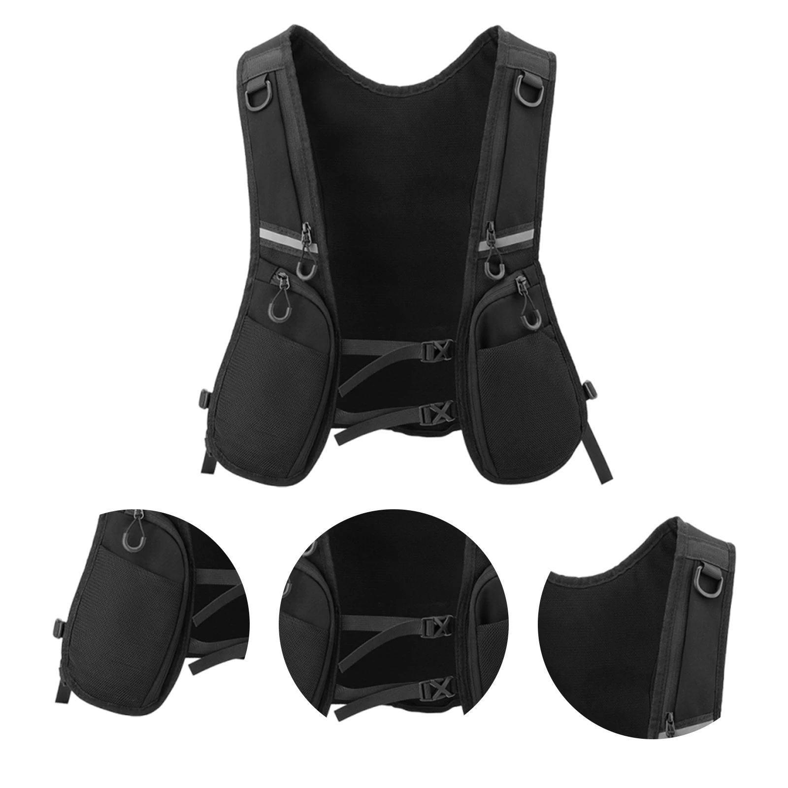 Workwear Vest Bag Multi-Pocket Functional Vest Chest Bag Wear Resist Trendy Chest Bag Travel Commute Sports Backpack
Workwear Vest Bag Multi-Pocket Functional Vest Chest Bag Wear Resist Trendy Chest Bag Travel Commute Sports Backpack
