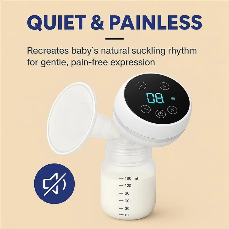 BEDW-Ultra-Quiet 35Db Electric Breast Pump-Wearable Hands-Free Design, 4 Modes, 9 Suction Levels-Rechargeable For Working Moms
BEDW-Ultra-Quiet 35Db Electric Breast Pump-Wearable Hands-Free Design, 4 Modes, 9 Suction Levels-Rechargeable For Working Moms