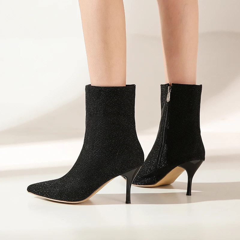 Women's Extra Large Size 47 Suede Short Boots Women's 2025 New Spring and Autumn Single Boots Pointed Toe Western Style Slim Boots Stiletto Women's Shoes Small Size 32 Short Boots
Women's Extra Large Size 47 Suede Short Boots Women's 2025 New Spring and Autumn Single Boots Pointed Toe Western Style Slim Boots Stiletto Women's Shoes Small Size 32 Short Boots