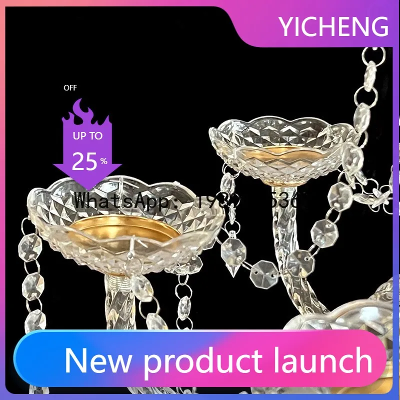 acrylic crystal iron electroplated gold candlestick wedding props decorations
acrylic crystal iron electroplated gold candlestick wedding props decorations