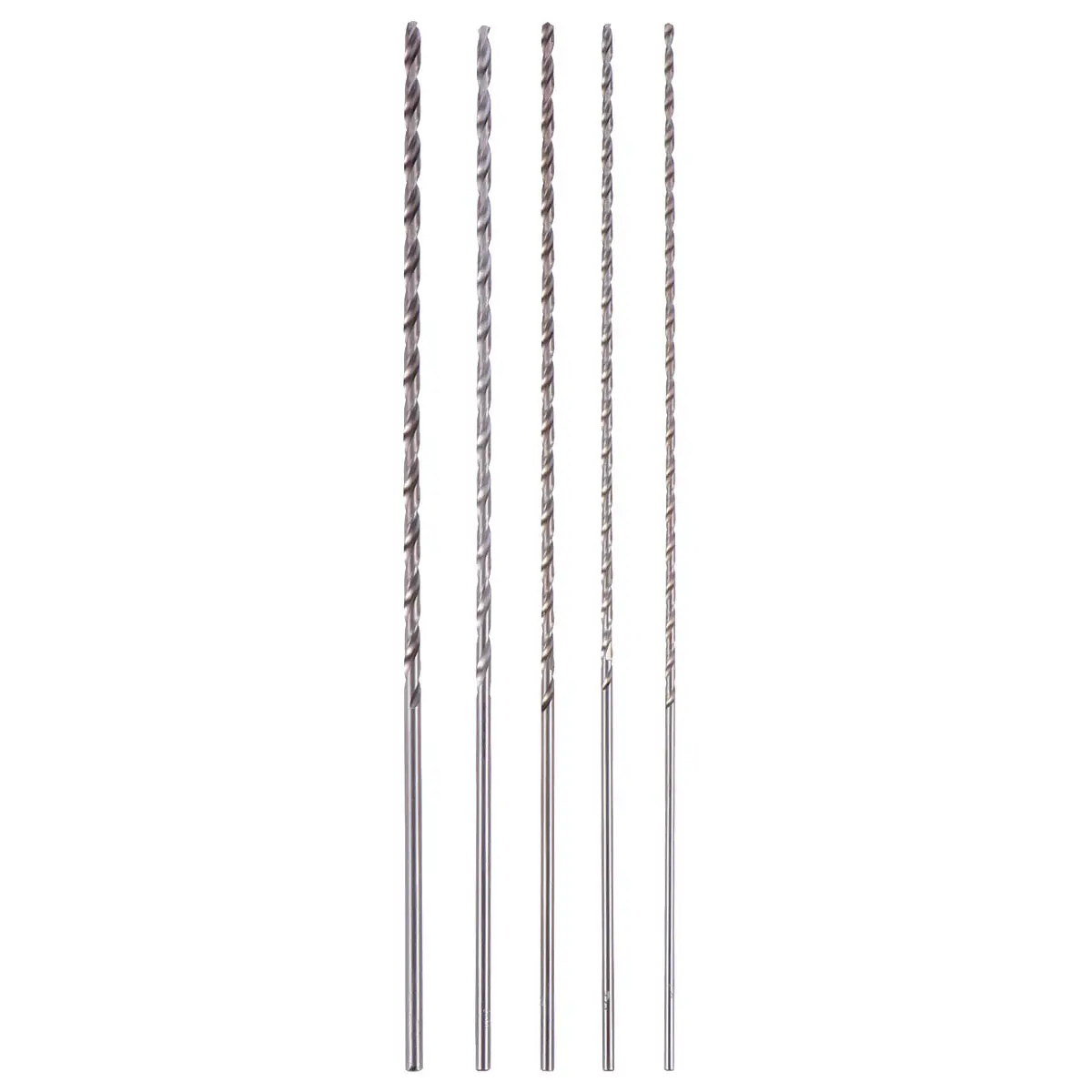 Набор из 5 сверл-шнеков из быстрорежущей стали, удлиненные, с раздвоенным наконечником, самоцентрирующиеся, для труднодоступных мест
Набор из 5 сверл-шнеков из быстрорежущей стали, удлиненные, с раздвоенным наконечником, самоцентрирующиеся, для труднодоступных мест