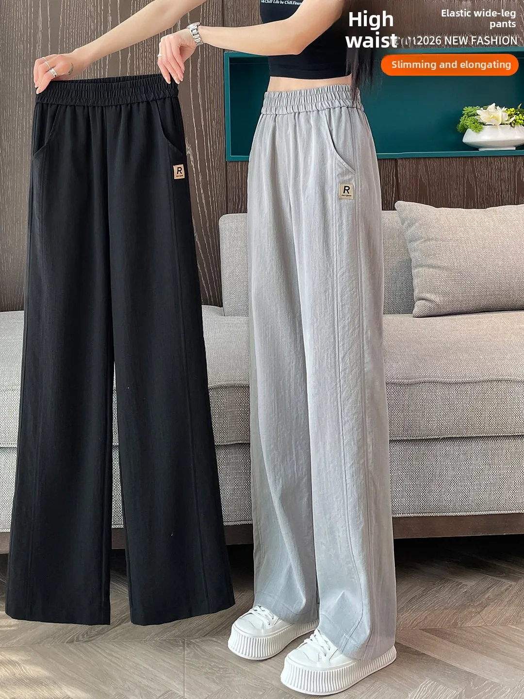 Casual High Waist Wide Leg Pants Women's Spring Summer Thin Ice Silk Casual Linen Jeans Pants Breathable Comfortable Cotton L...
Casual High Waist Wide Leg Pants Women's Spring Summer Thin Ice Silk Casual Linen Jeans Pants Breathable Comfortable Cotton L...