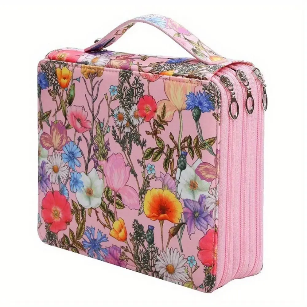 Small Flower Pattern Colored Pencil Pouch Fabric 120 Slots Student Pen Bag Zipper Multifunctional Drawing Brush Pencil Bag
Small Flower Pattern Colored Pencil Pouch Fabric 120 Slots Student Pen Bag Zipper Multifunctional Drawing Brush Pencil Bag