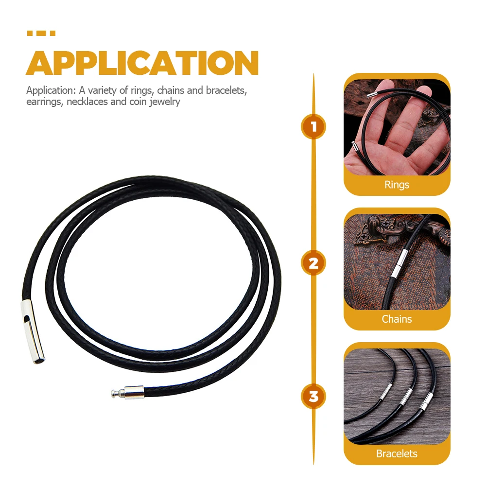 Snap Wax Rope Necklace Replacement Cords Jewelry Making Women's Thread Bracelets Waxed Ropes Stainless Steel
Snap Wax Rope Necklace Replacement Cords Jewelry Making Women's Thread Bracelets Waxed Ropes Stainless Steel