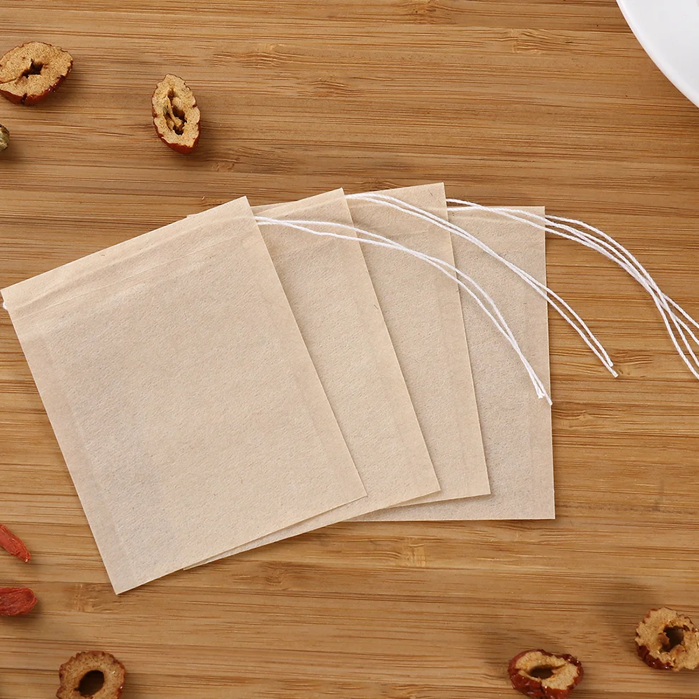 100 Pcs Empty Tea Bags Small Teabag for Loose Paper Filter Brewing Drawstring Disposable
100 Pcs Empty Tea Bags Small Teabag for Loose Paper Filter Brewing Drawstring Disposable