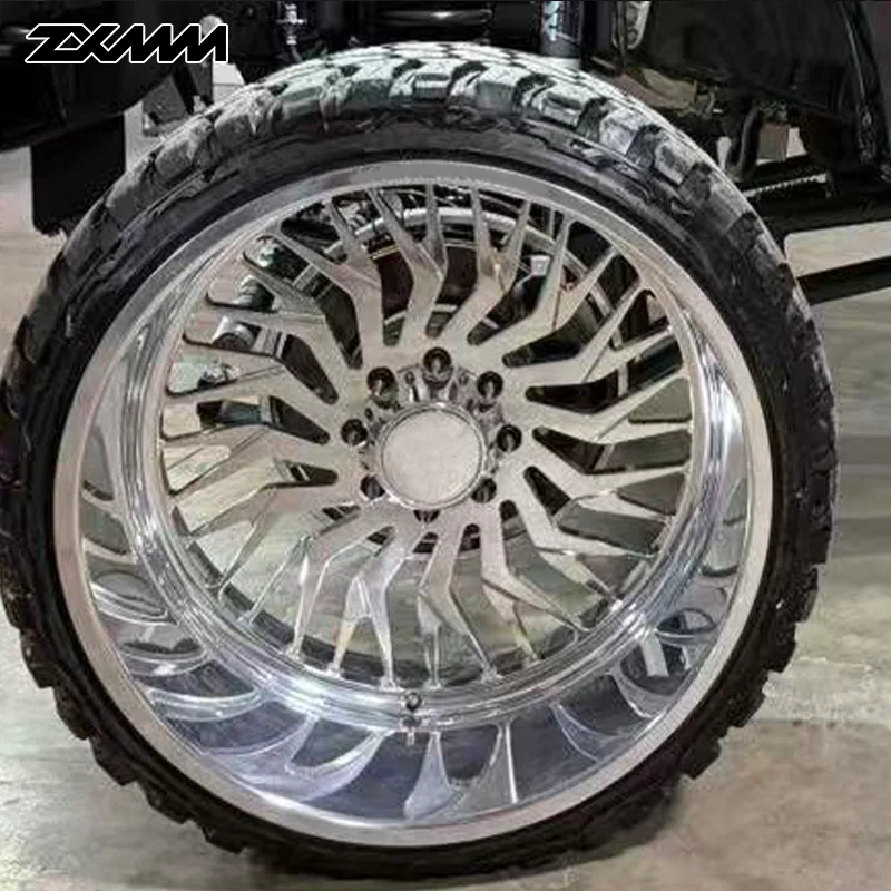 Luxury Forged Alloy Super Single Wheels Polished Rim 24X12 26X12 28X16 PCD 6x135 6x5.5 8x6.5, 8x170 for GMC Sierra 1500
Luxury Forged Alloy Super Single Wheels Polished Rim 24X12 26X12 28X16 PCD 6x135 6x5.5 8x6.5, 8x170 for GMC Sierra 1500