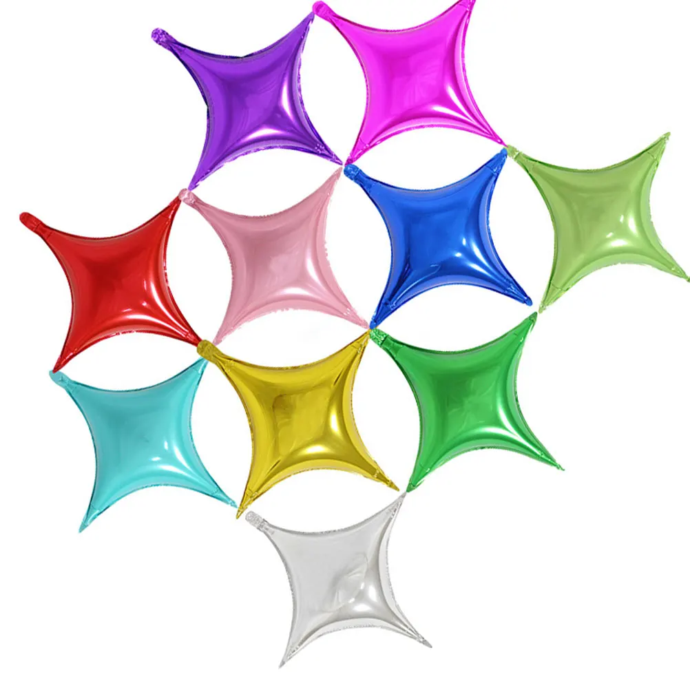 20pcs Four Corner Star Balloons Bright Colors Premium Quality Party Decoration Wedding Aluminum Foil Balloons Shape
20pcs Four Corner Star Balloons Bright Colors Premium Quality Party Decoration Wedding Aluminum Foil Balloons Shape